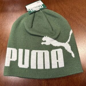 NWT - Brand New Puma Forest Green Beanie